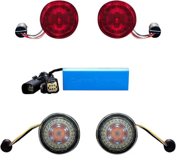 Harley Davidson Flhx [CUSTOM DYNAMICS] – ProBEAM® for- og bagblinkkonverteringssæt