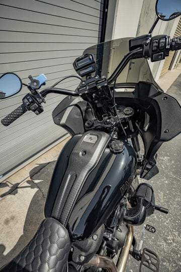 harley davidson fxlrst [SLYFOX] - instrumentbræt i kulfiber - 0