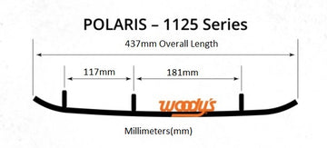POLARIS 800 RMK 155 [2012-2015] - Snescooterløber