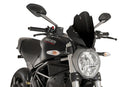 TRIUMPH BONNEVILLE T 120 BLACK [2025] - PUIG sportsskive | Sort | PUIG 8900N