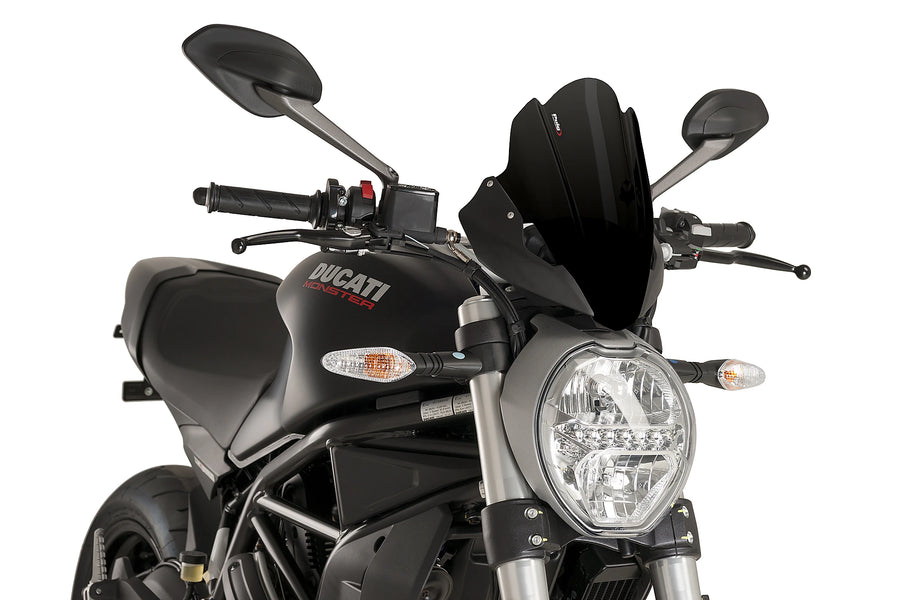 TRIUMPH BONNEVILLE T 120 BLACK [2025] - PUIG sportsskive | Sort | PUIG 8900N