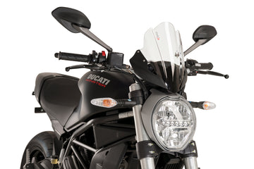 DUCATI MONSTER 821 DARK [2016] – sportsskærm – gennemsigtig - 0
