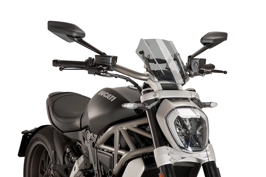 TRIUMPH BONNEVILLE T 120 BLACK [2025] - Justerbar sportsskærm | Tonet | PUIG 8921H