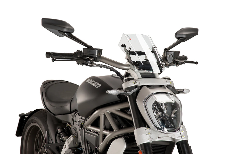 TRIUMPH BONNEVILLE T 120 BLACK [2025] - Justerbar sportsskærm | Ryd | PUIG 8921W