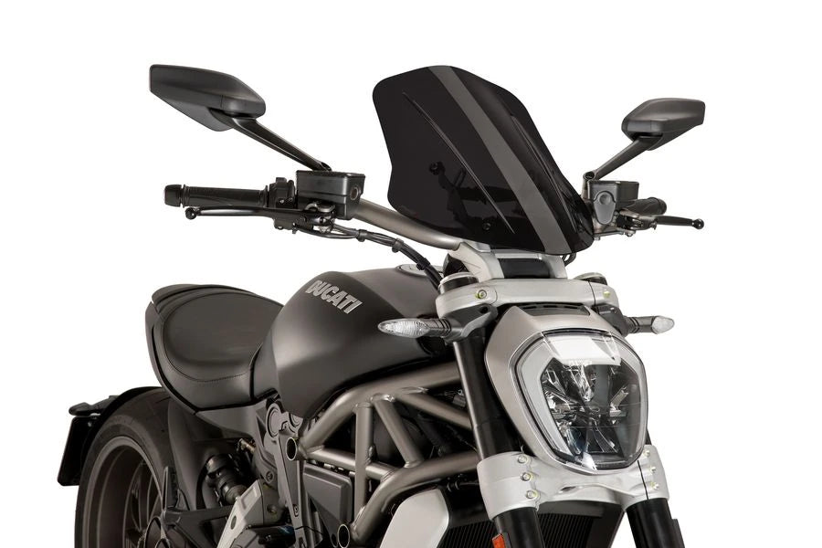 TRIUMPH BONNEVILLE T 120 BLACK [2025] - Justerbar turskærm | Stærkt tonet | PUIG 8922F