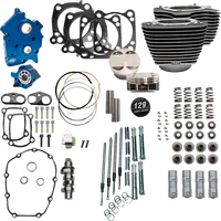 Harley-Davidson FLRT 1868 Freewheeler 114 [2025] - 129" Power Package Motorleistungs-Kit – Oberfläche: Schwarz, Hervorgehobene Lamellen – Merkmal: Verchromte Stößelstangenrohre – Bild 7