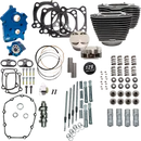 Harley-Davidson FLHCS 1923 Softail Heritage Classic 117 [2026] - 129" Power Package Motorleistungs-Kit – Oberfläche: Schwarz, Hervorgehobene Lamellen – Merkmal: Schwarze Stößelstangenrohre – Bild 7