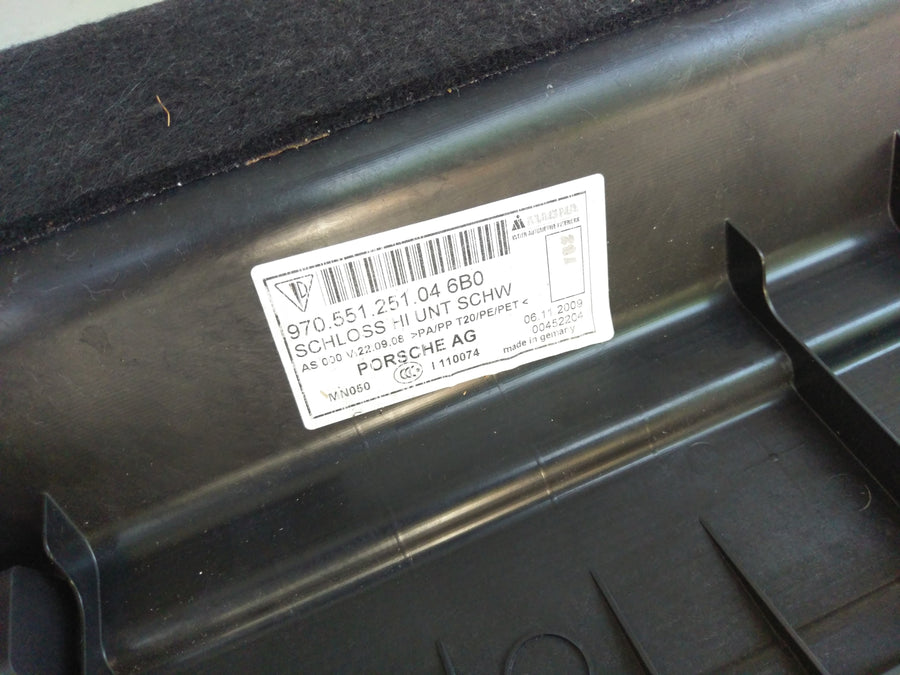 Porsche Panamera Turbo [2010] - Emne for Trunk Trunk Carpet Warndreick 970551251046B0