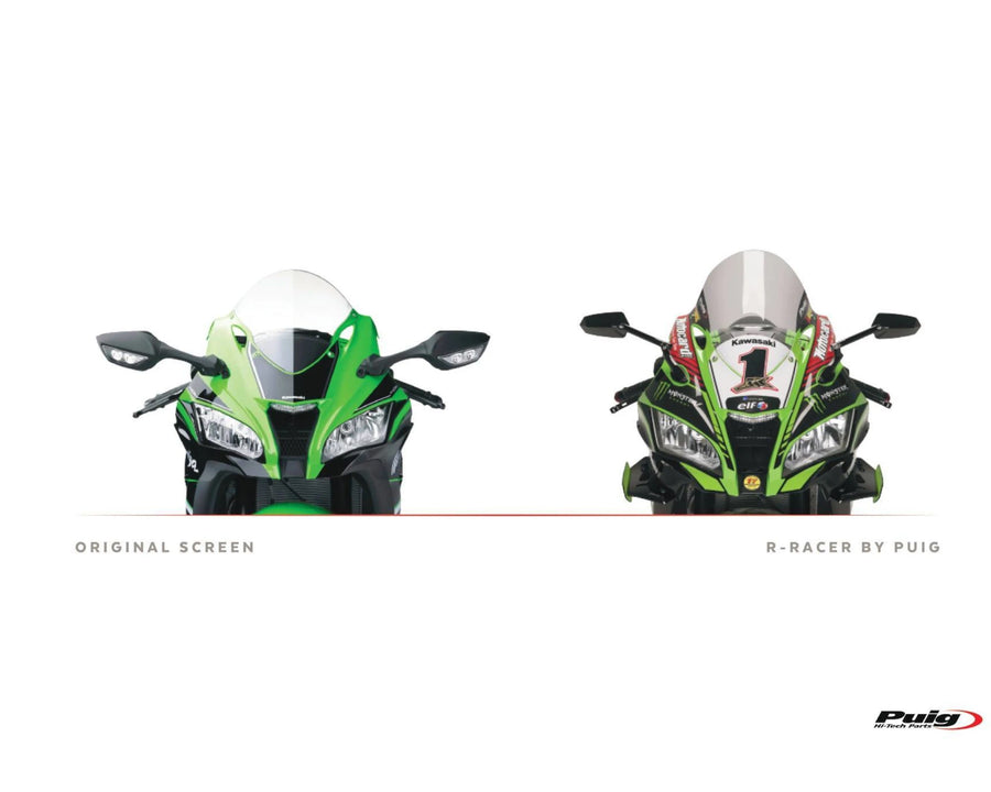 KAWASAKI ZX-10RR NINJA PERFORMANCE [2018] – R-Racer skærm – stærkt tonet