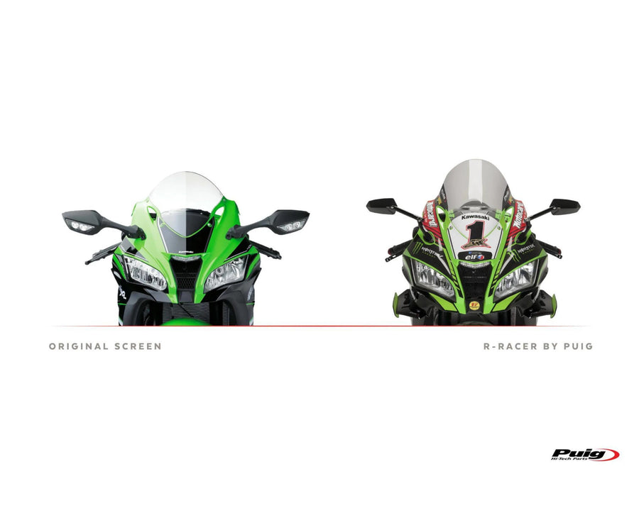 KAWASAKI ZX-10RR NINJA PERFORMANCE [2018] – R-Racer skærm – Sort
