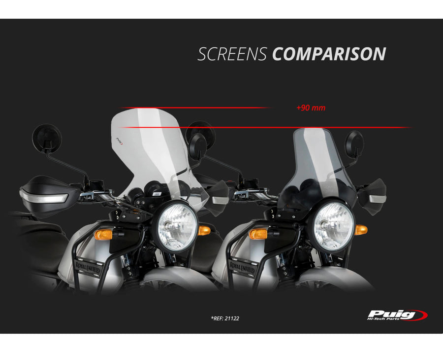 ROYAL ENFIELD HIMALAYAN 410 [2023] – Touring Screen – Gennemsigtig