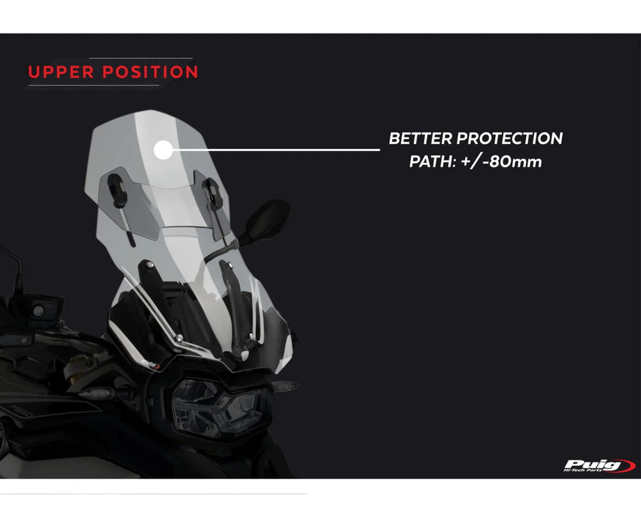 BMW F 750 GS [2024] – Justerbar forrude – kraftigt tonet