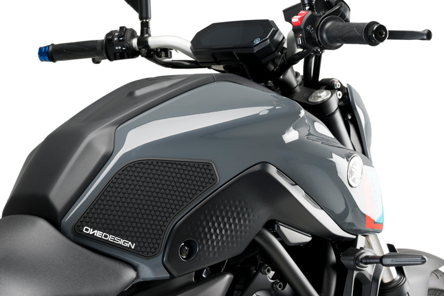 YAMAHA MT-07 [2023] – Sidetankbeskyttere – Sort