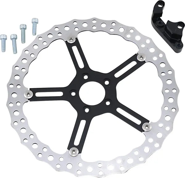 Harley Davidson Fxlr [ARLEN NESS] – Big Brake Jagged Floating Brake Disc Kit