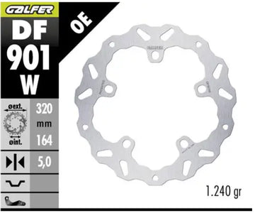 Harley-Davidson FLHX 1923 Street Glide 117 [2024-2025] - BRAKE DISC FIXED WAVE - Billede 1