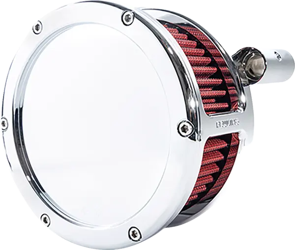 Harley-Davidson FXSBSE 1800 Breakout CVO [2013] - BA Luftfilterkit – Oberfläche: Verchromt, Rot – Bild 2