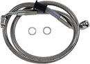 harley davidson flde [DRAG SPECIALTIES] - Forlænget bremseslange i rustfrit stål-1