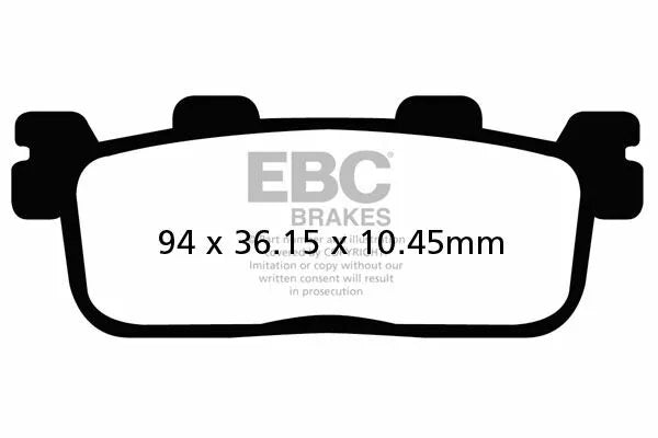 Yamaha DT 125 [EBC] -SFA-HH Series Roller Sinter Metal Brake Pads