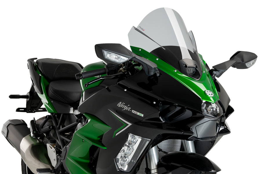 KAWASAKI NINJA H2 SX SE [2025] – Z-Racing Screen – Sort