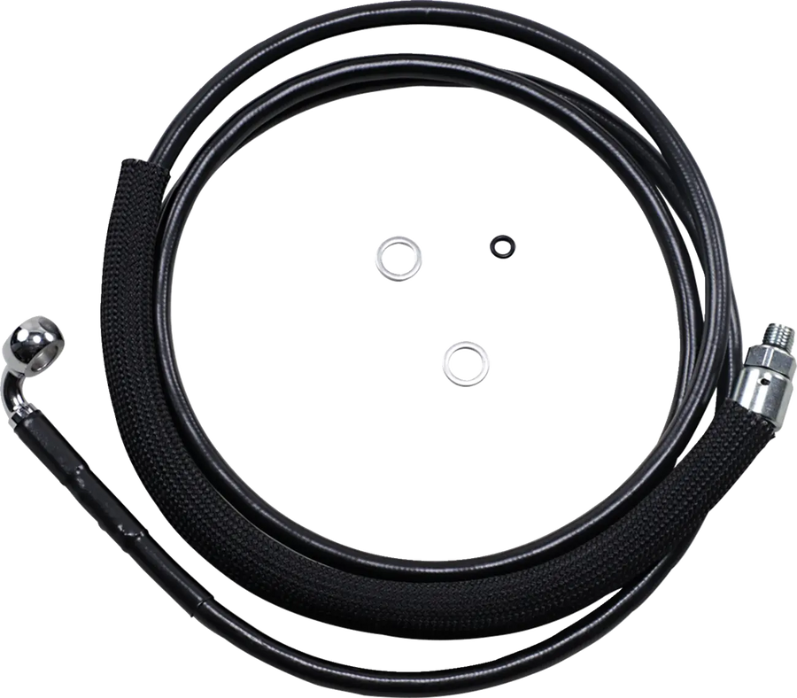 harley davidson fltr [DRAG SPECIALTIES] - Hydraulisk koblingslinje i rustfrit stål