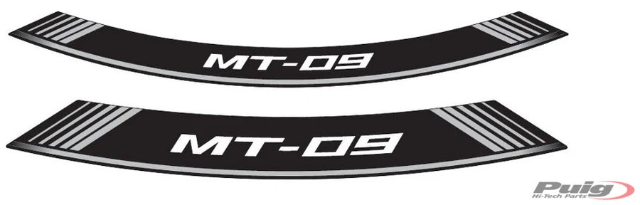 YAMAHA MT-09 SPORT TRACKER [2016] – Fælg Strips Specials – Sølv