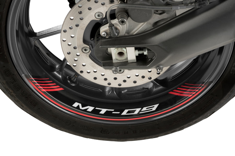 YAMAHA MT-09 SPORT TRACKER [2016] – Fælg Strips Specials – Sølv