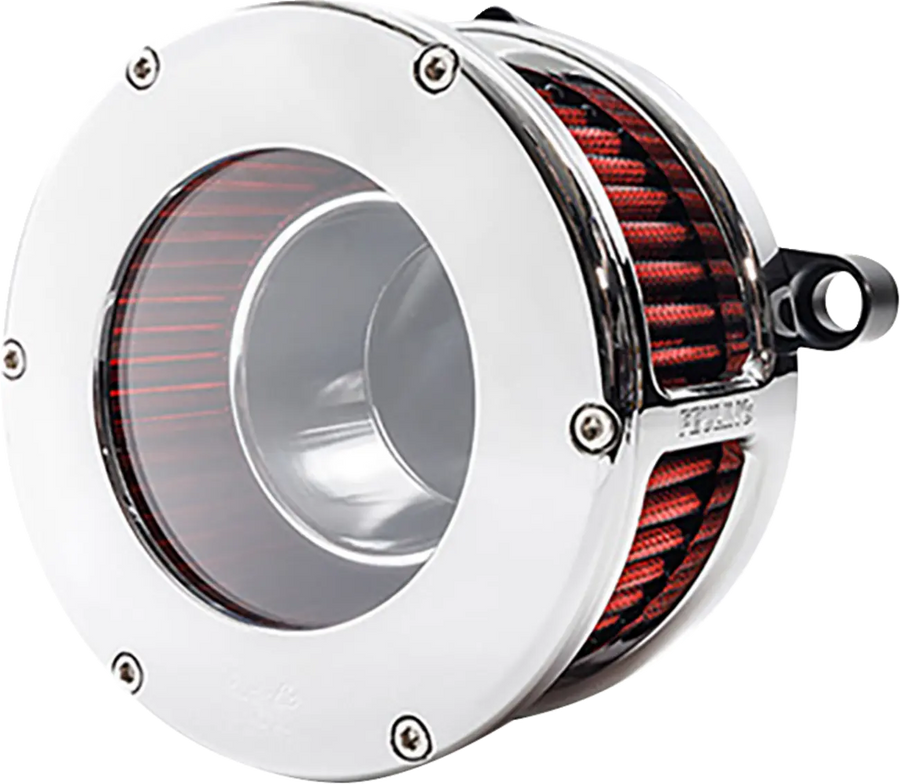 Harley-Davidson FLHCS 1923 Softail Heritage Classic 117 [2026] - BA Air Cleaner Kit - Finish: Krom, Rød, Klar - Billede 1