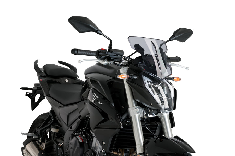 VOGE 500R [2025] – Flankervisirskærm – Gennemsigtig