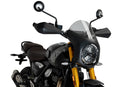 TRIUMPH SCRAMBLER 400X [2025] – Retro kåbeskærm – Gennemsigtig-11