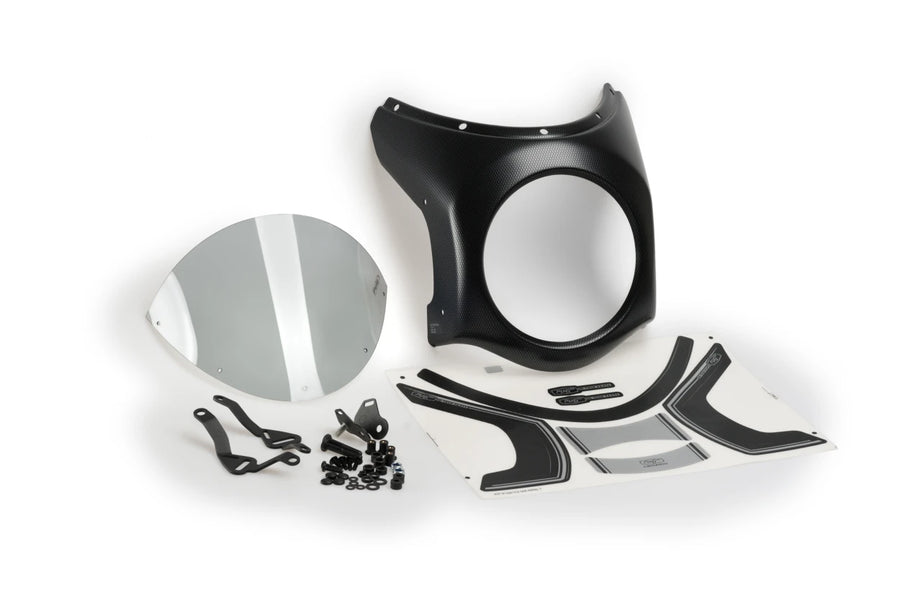 TRIUMPH SCRAMBLER 400X [2025] – Retro Fairing Screen – Sort
