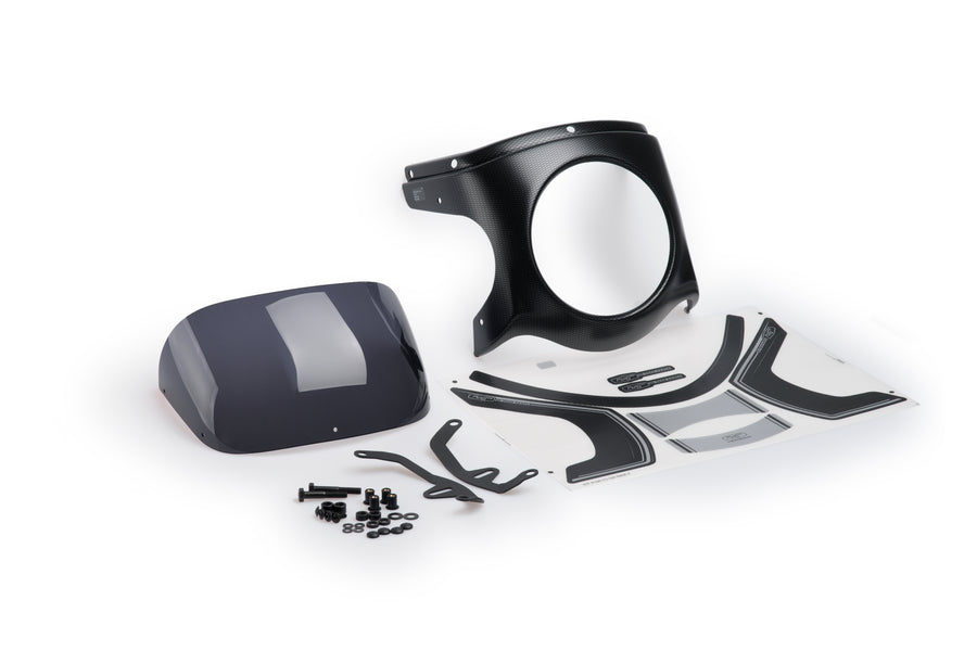TRIUMPH BONNEVILLE SPEEDMASTER [2025] – Retro Fairing Screen – Sort