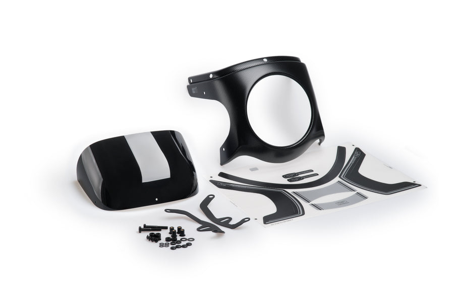 TRIUMPH BONNEVILLE SPEEDMASTER [2025] – Retro Fairing Screen – Sort