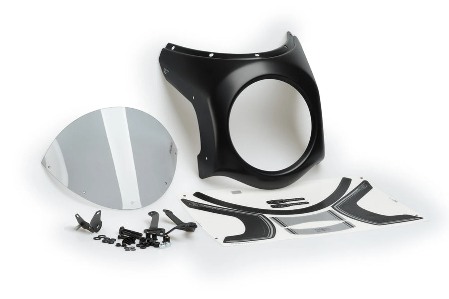 TRIUMPH SCRAMBLER 400X [2025] – Retro Fairing Screen – Sort