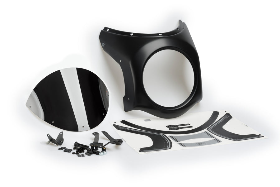 TRIUMPH SCRAMBLER 400X [2025] – Retro Fairing Screen – Sort