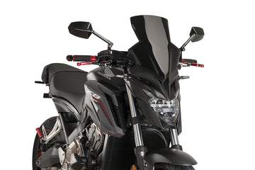 HONDA CB 650 F [2018] - Ny generation af sportsforrude | Sort | PUIG 9687N
