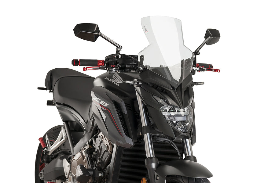 HONDA CB 650 F [2018] - Ny generation af sportsforrude | Ryd | PUIG 9687W