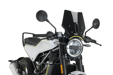 HUSQVARNA VITPILEN 125 [2025] - Ny generation af sportsforrude | Sort | PUIG 9702N
