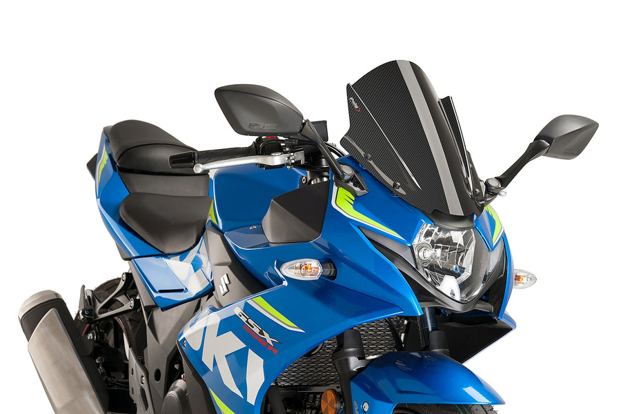 SUZUKI GSX-R 250 [2019] - PUIG Z-Racing-skive | Carbon look | PUIG 9722C