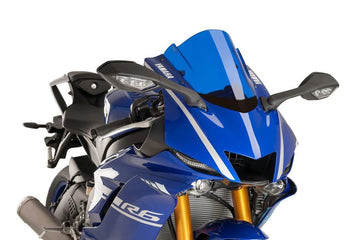 YAMAHA YZF-R6 RACE [2025] - PUIG Z-Racing skærm | Blå | PUIG 9723A