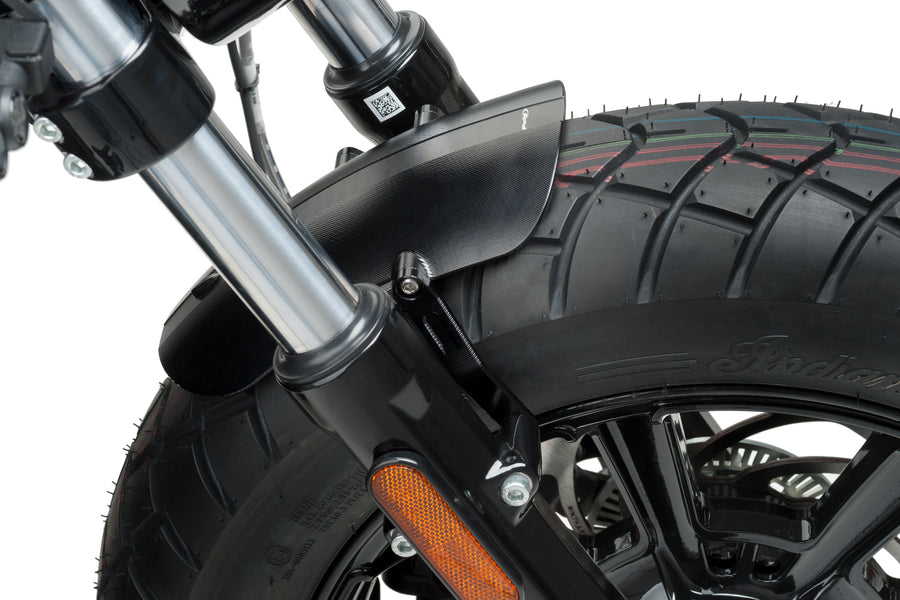 INDIAN SCOUT [2025] – Forskærm tyk aluminiumsplade – Sort