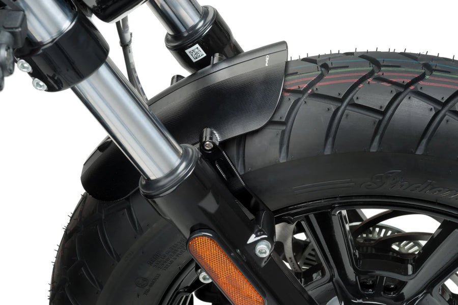 INDIAN SCOUT [2025] – Forskærm tyk aluminiumsplade – Sort