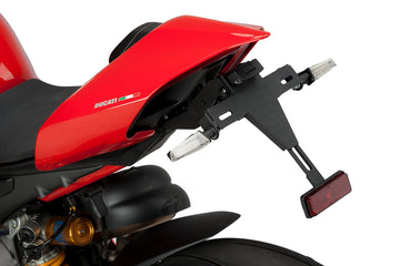 DUCATI PANIGALE V4/S/SPECIALE - Kennzeichenhalter | Schwarz | PUIG 9751N