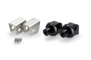 BMW F 900 GS ADVENTURE [2024] – Adapter passager fodstøtte gummipude – sort - 0