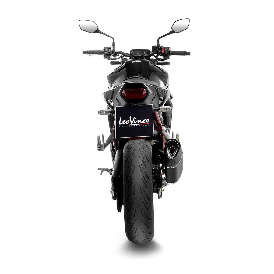 honda cb 750 [LEOVINCE] – LV-14R Black Edition slip-on bagpotte