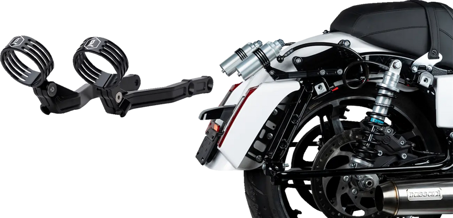 Harley-Davidson FLHX 1923 Street Glide 117 [2024-2025] - REVO ARC Billet Remote Reservoir Yder Mounts - Billede 3