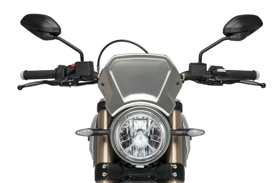 DUCATI SCRAMBLER 1100 DARK PRO [2025] – ALU frontplade – sort
