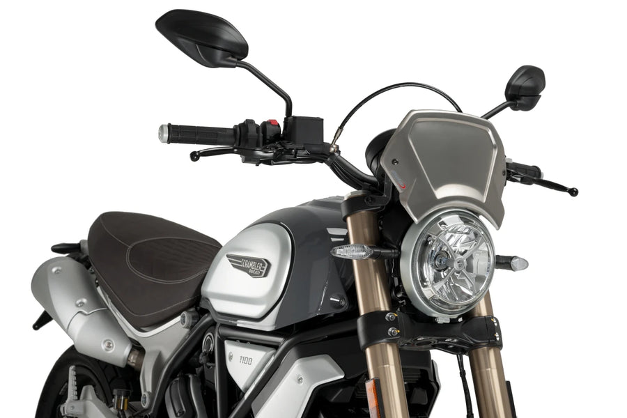DUCATI SCRAMBLER 1100 DARK PRO [2025] – ALU frontplade – sort