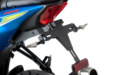 SUZUKI GSX-S125 / GSX-R125 [2017-2018] - Nummerpladeholder | Sort | PUIG 9958N