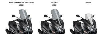 KYMCO AK 550 [2023] - V-Tech Line Touring Windscreen | Tonet | PUIG 9973H