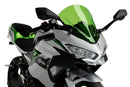 TRIUMPH BONNEVILLE T 120 BLACK [2025] - PUIG Z-Racing skærm | Grøn | PUIG 9976V